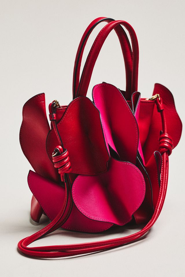 Farm Rio Flower Satchel Bag | Anthropologie