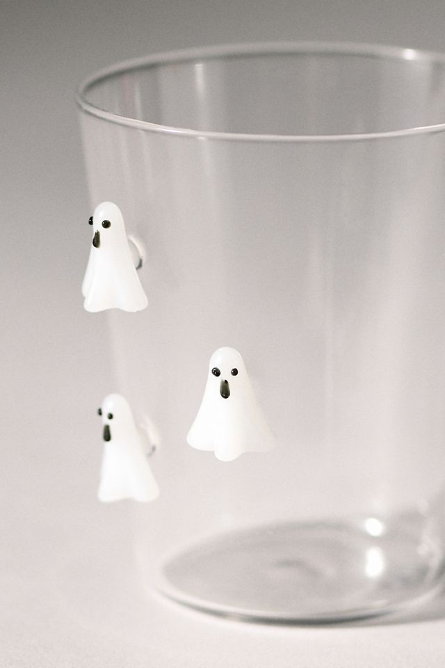 3D Halloween Icon Juice Glass #1