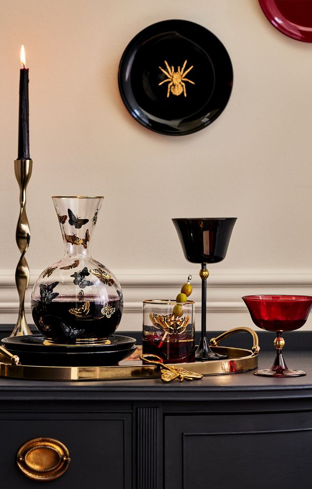 Catherine Martin Midnight Creatures Wine Glass #2