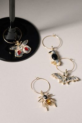 Catherine Martin Midnight Creatures Wine Charms