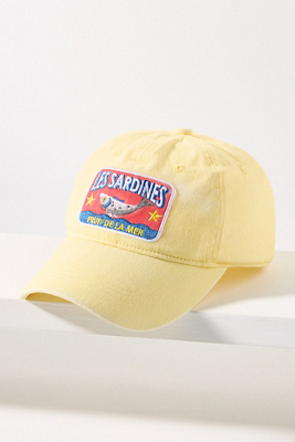 New Anthropologie x Worn West Cote d\'Azur sardines fish coastal trucker hat Clare V. Sardines Trucker Hat | Anthropologie main image 3