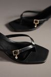 Maeve Thong Buckle Kitten Heels