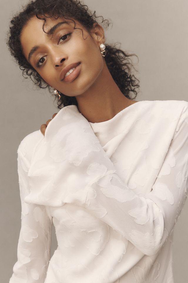 Shona Joy Bowery Long-Sleeve Ruffle Mini Dress #3