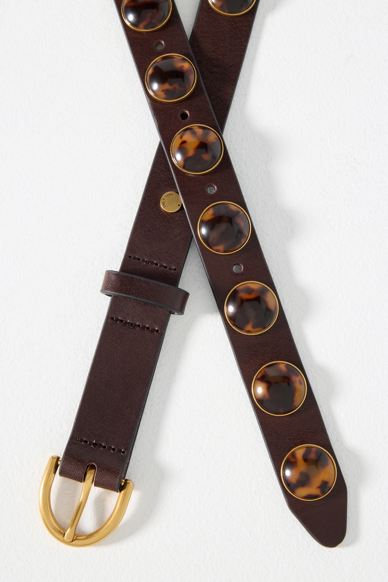 rag & bone Cabochon Resin Studded Belt