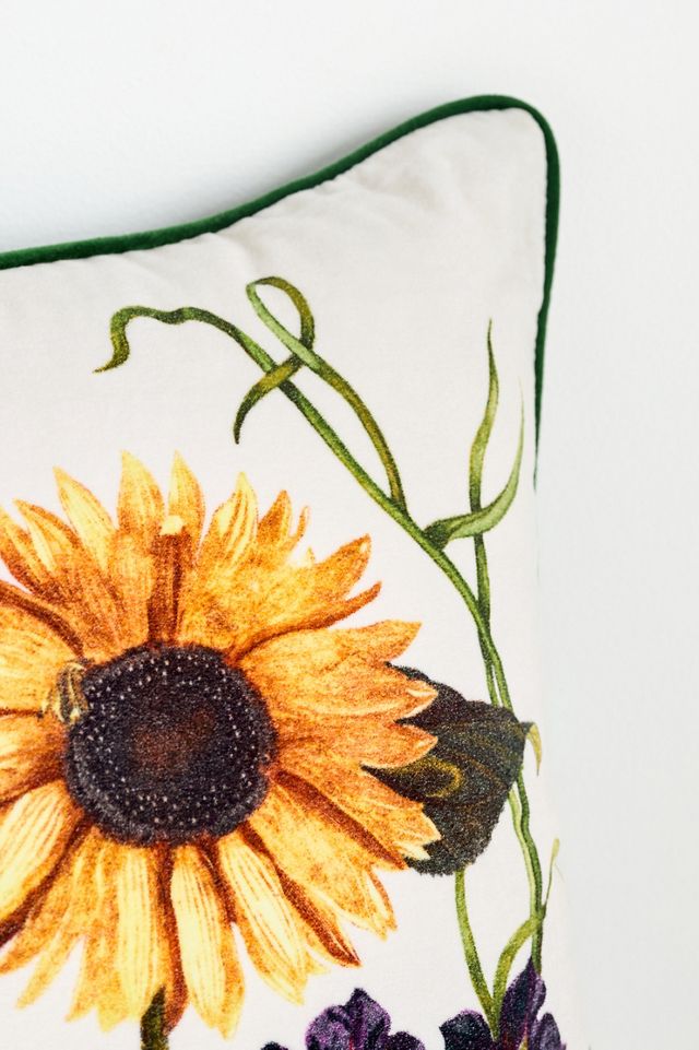 Coussin Floral Imprimé en Coton Evie #3