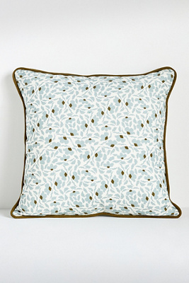 Mckenzie Parrott Floral Threads Cotton Floral Printed Throw Pillow