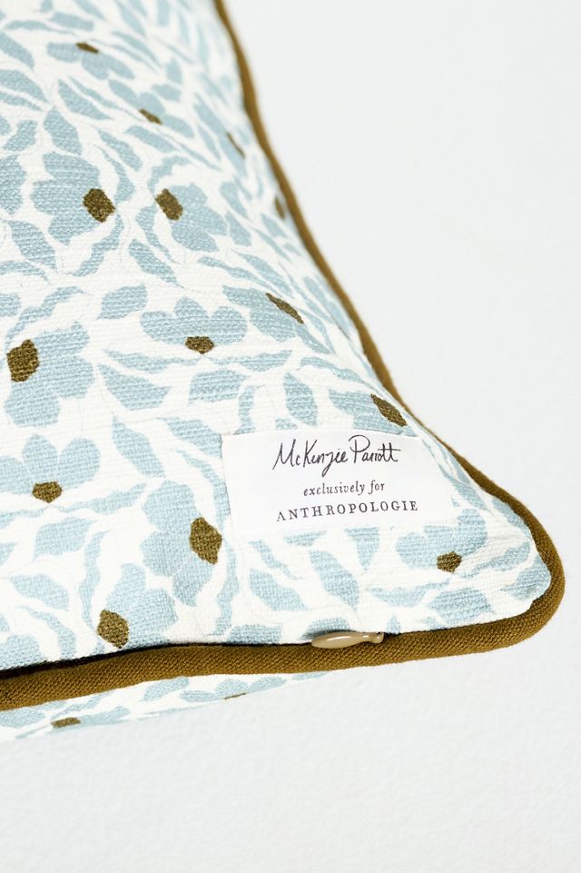 McKenzie Parrott Floral Threads Cotton Floral Printed Throw Pillow #3