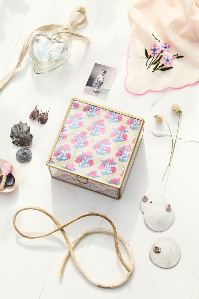 Embroidered Floral Cotton Bandana #4