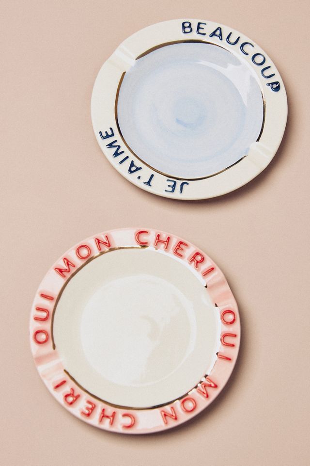 Vassoio Rotondo in Ceramica Smaltata Claudette #1