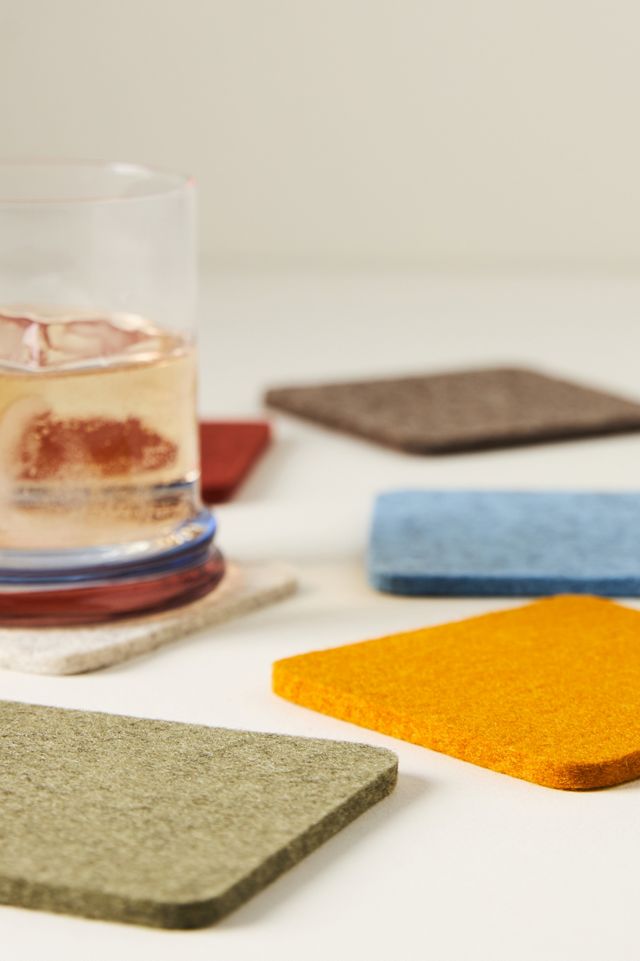 Graf & Lantz Merino Wool Coasters, Set of 6 #1