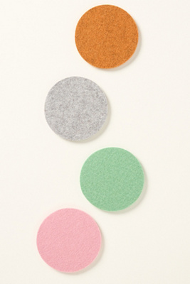 Graf & Lantz Merino Wool Coasters, Set of 4