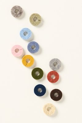 Graf & Lantz Wine O's Merino Wool Wine Markers, Set of 12