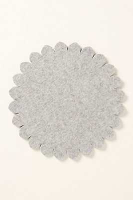 Graf & Lantz Merino Wool Trivet In Gray