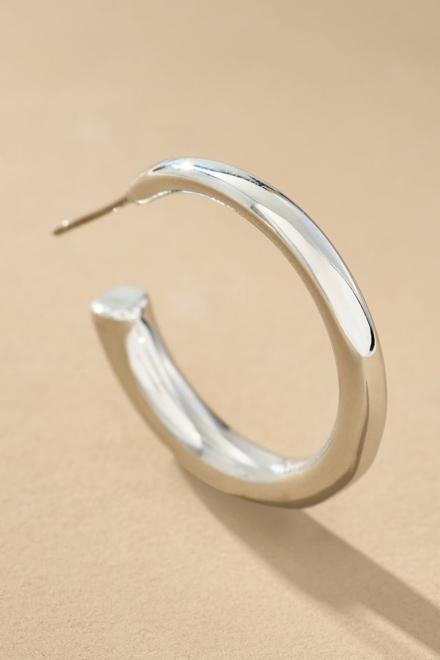 Small Metal Hoop Earrings #1