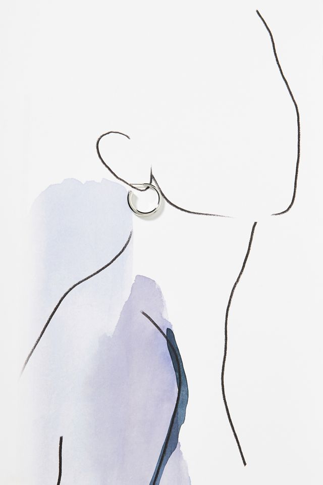 Small Metal Hoop Earrings #2