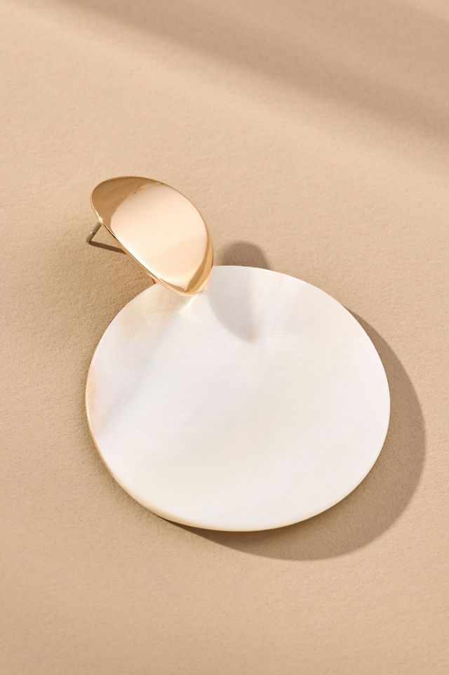 Shaped Pearl Drop Earrings #2