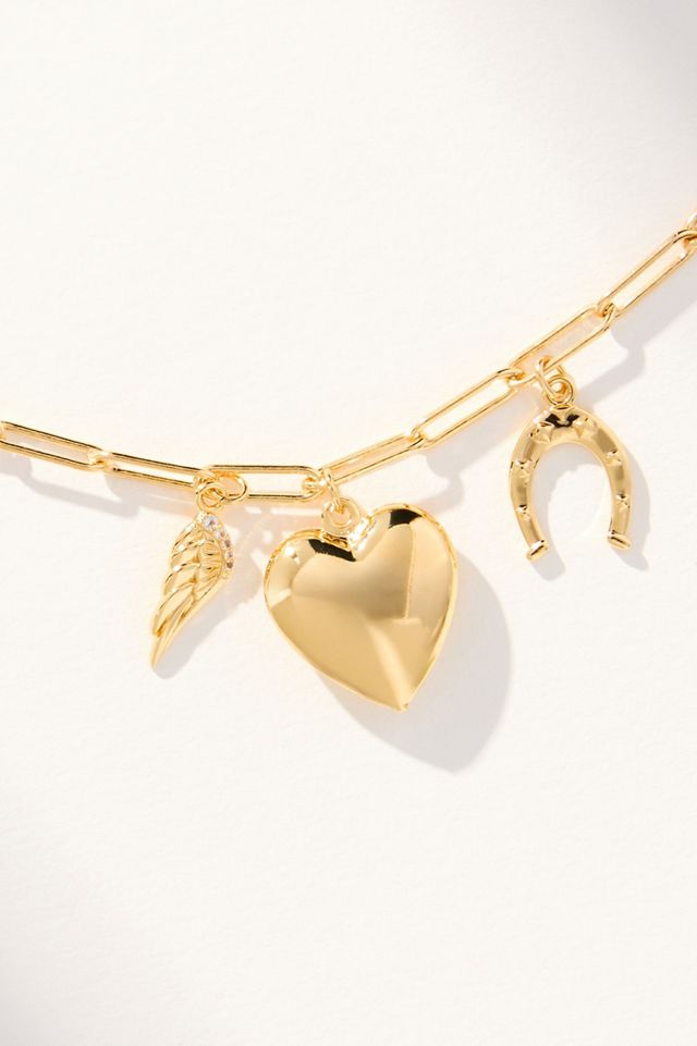 Hart Horseshoe Heart Charm Necklace #1