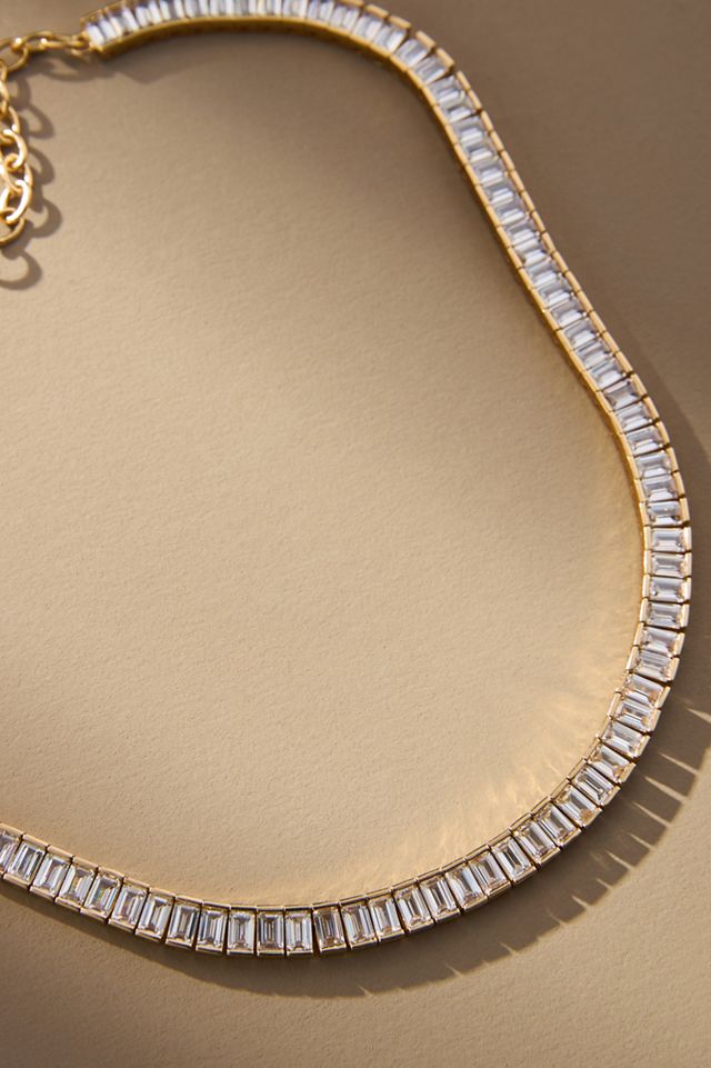 Hart Baguette Tennis Necklace #1