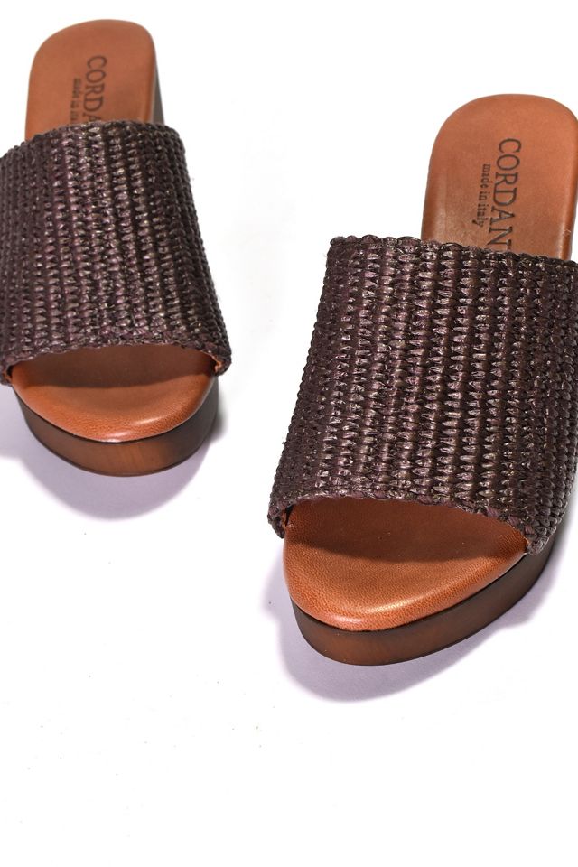 Cordani Waylin Wood-Bottom Heels #1