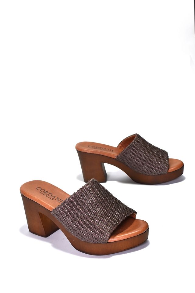 Cordani Waylin Wood-Bottom Heels #2