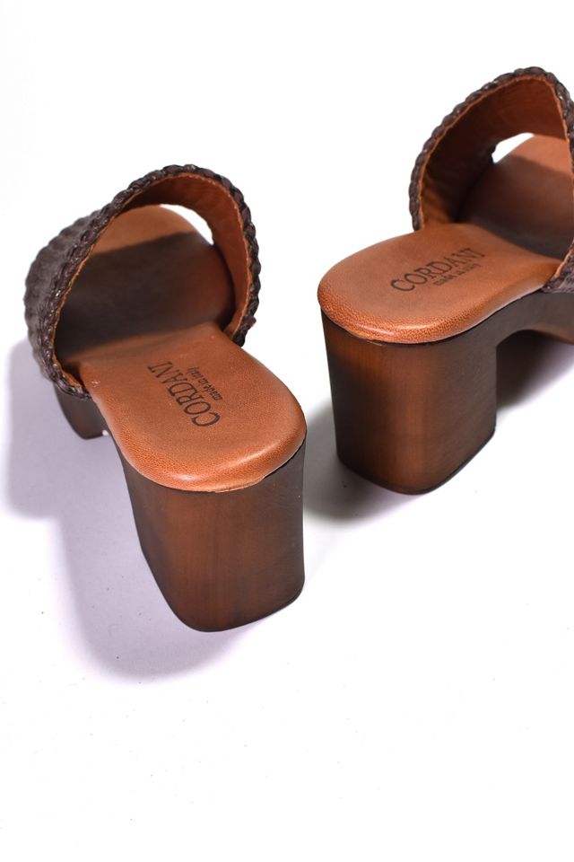 Cordani Waylin Wood-Bottom Heels #3