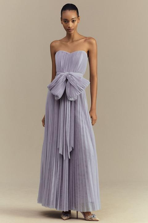 Hutch Cataline Sweetheart Strapless Maxi Dress