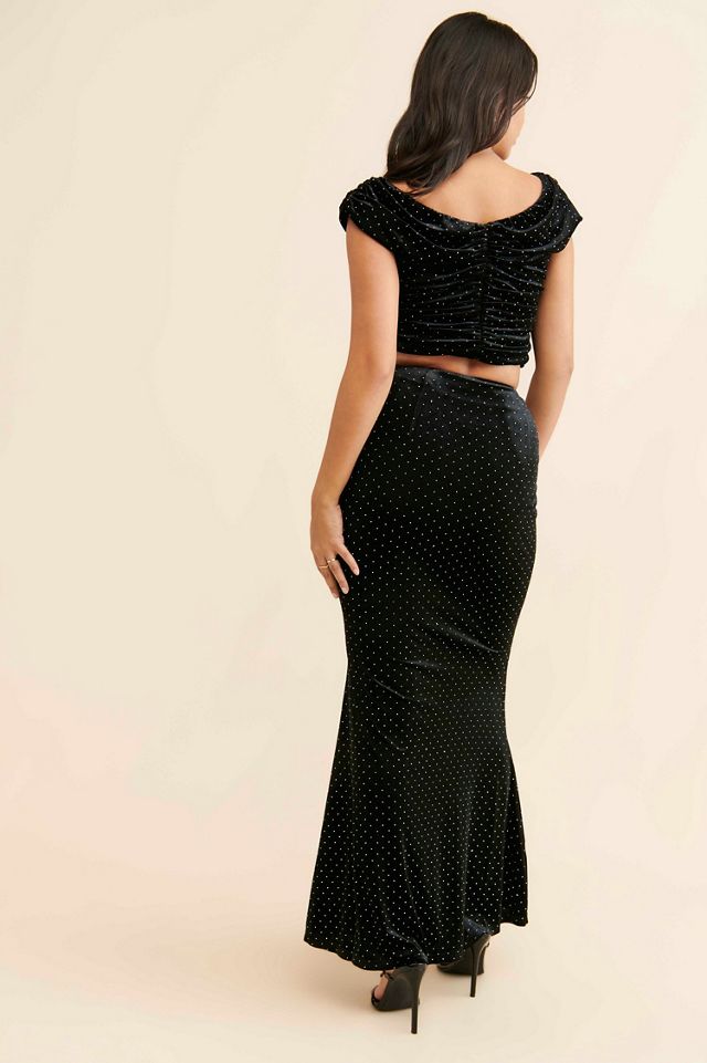 4th & Reckless Dunst Ruched Maxi Skirt #1