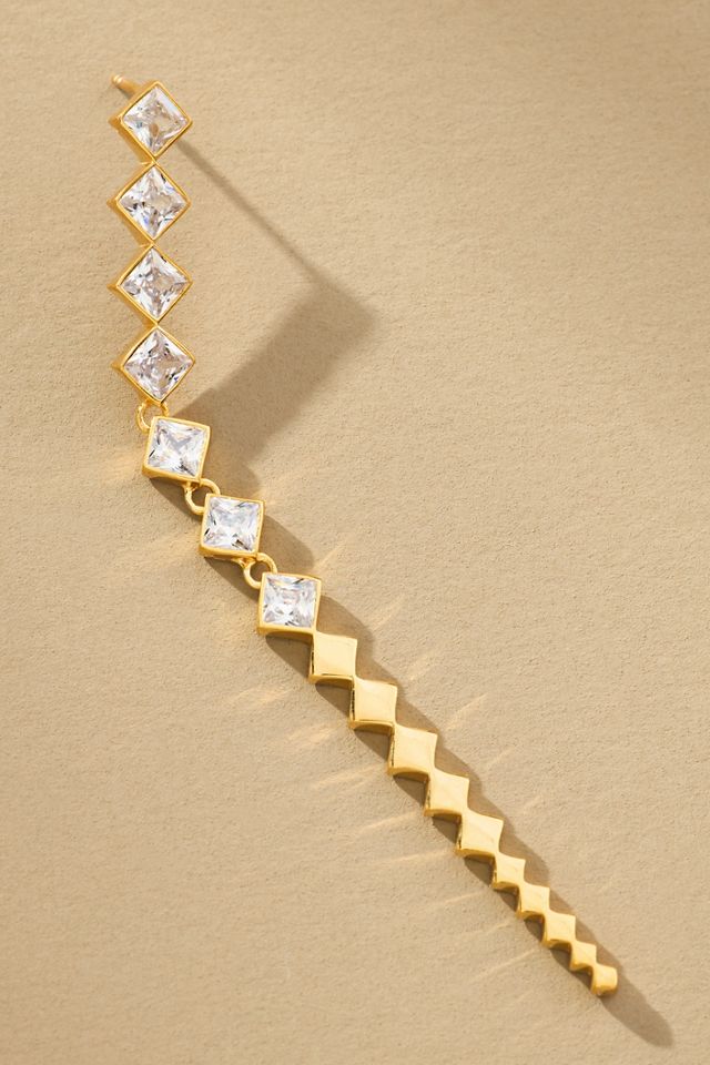 Maison Irem Impressed Drop Earrings #1