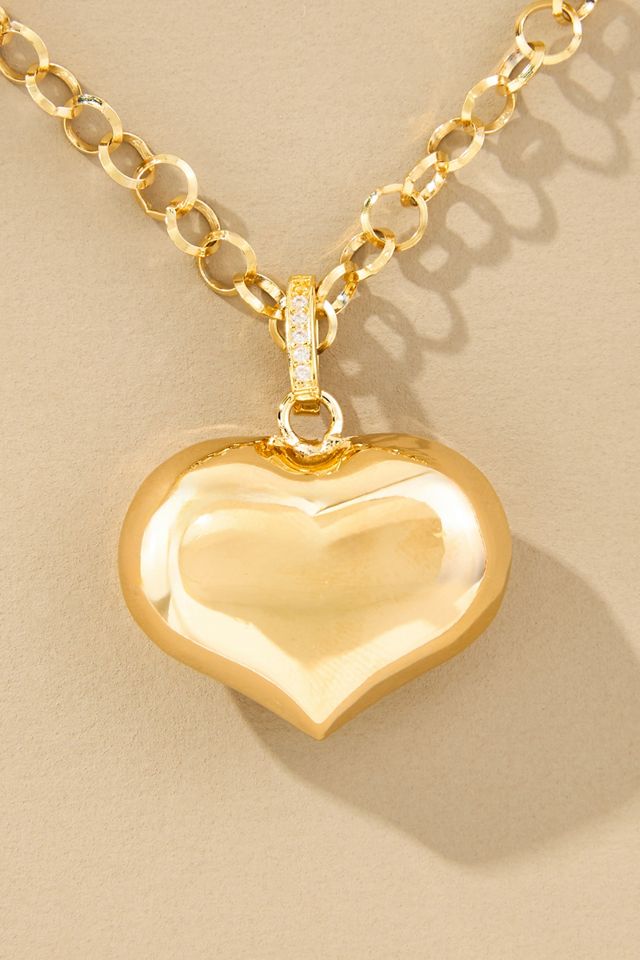 Maison Irem Lariat Heart Pendant Necklace #1
