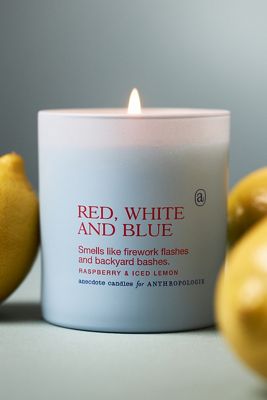 Black & White Graphic Fruity Peach & Papaya Ceramic Candle