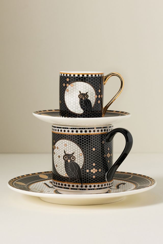 The Bistro Tile Stoneware Dessert Plate: Halloween Edition #3