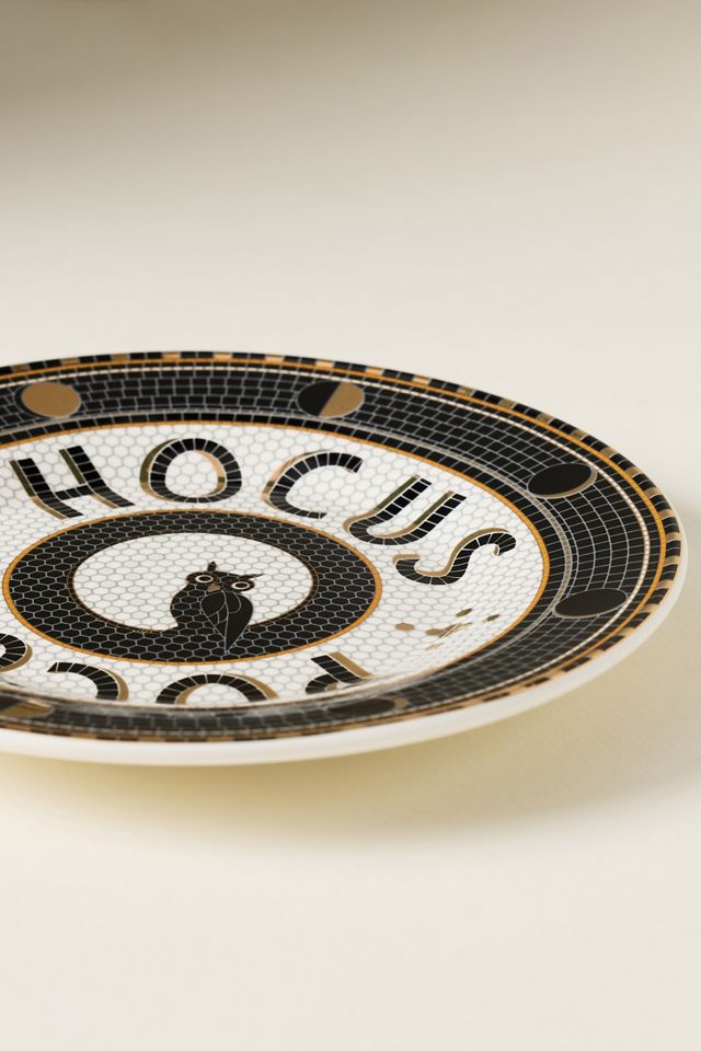 The Bistro Tile Stoneware Dessert Plate: Halloween Edition #4