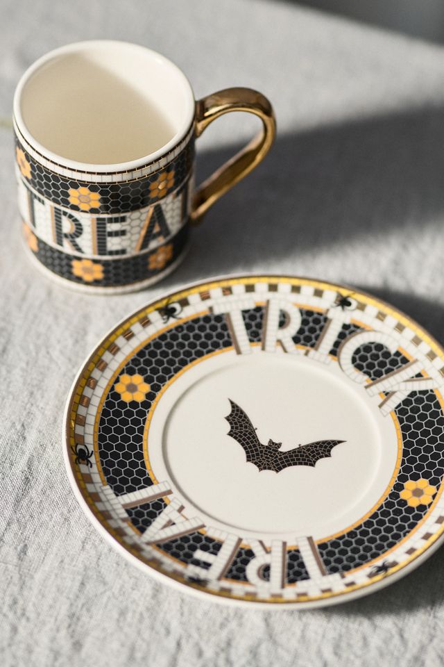 The Bistro Tile Stoneware Espresso Cup: Halloween Edition #1