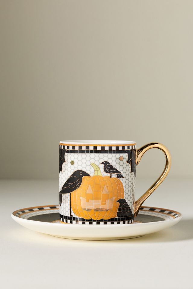 La Tasse Espresso en Grès Bistro: Édition Halloween #1