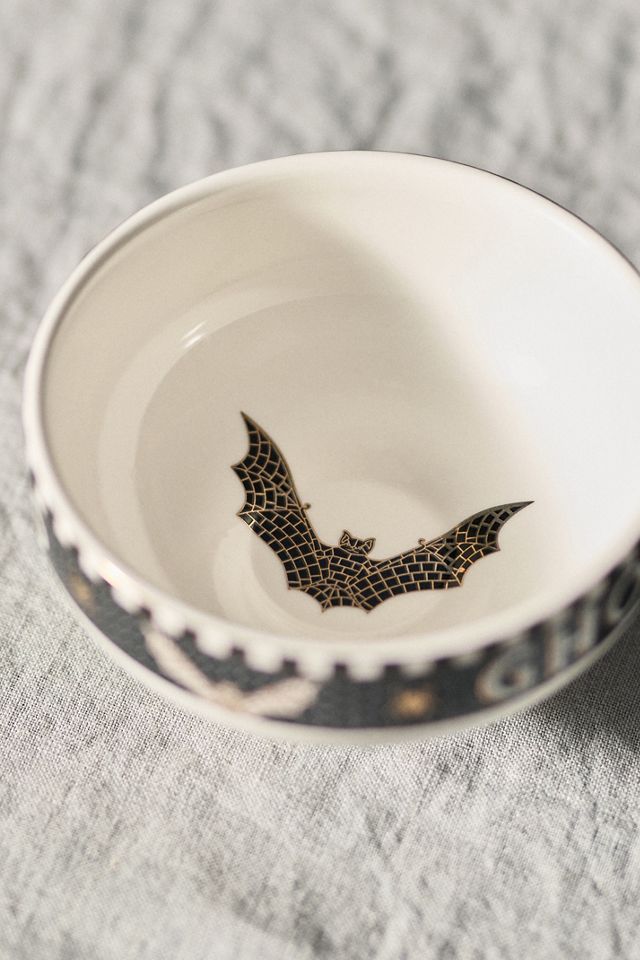 The Bistro Tile Stoneware Nut Bowl: Halloween Edition