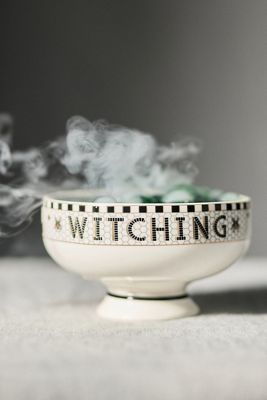 The Bistro Tile Stoneware Nut Bowl: Halloween Edition