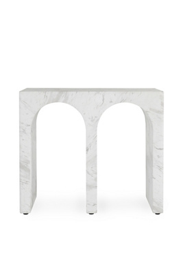 Anthropologie Marmo Outdoor Concrete End Table