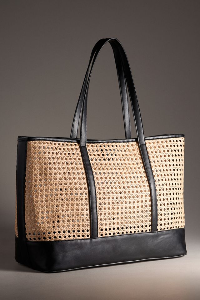 Shiraleah Soleil Rattan Tote #2