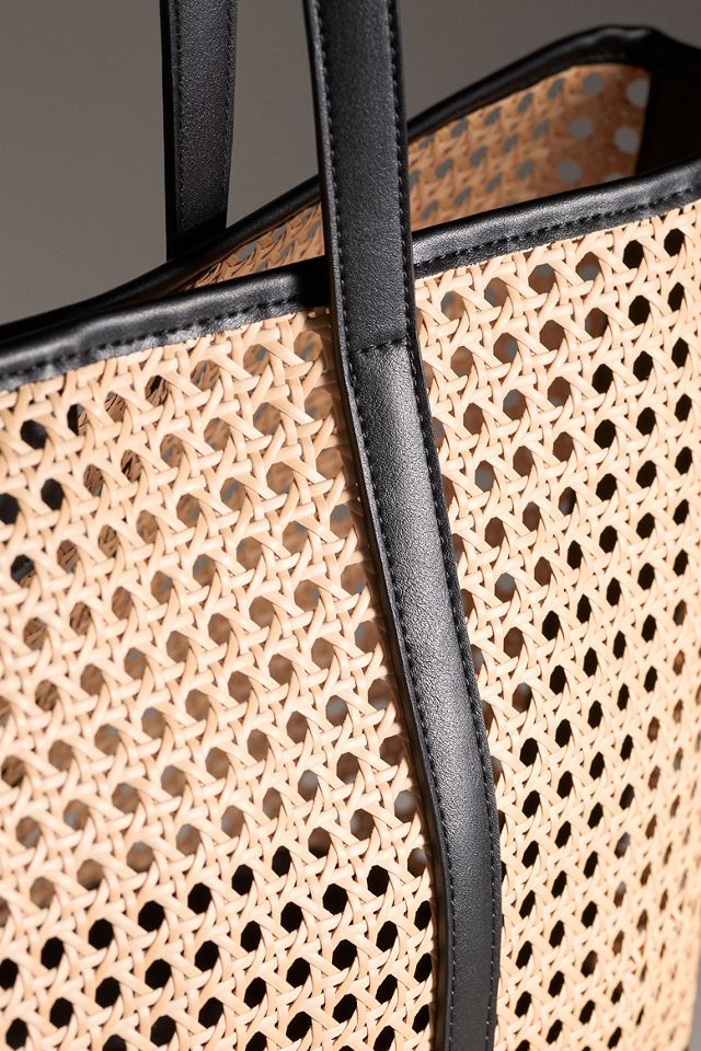 Shiraleah Soleil Rattan Tote #3