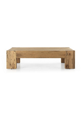 Anthropologie Abaso Rustic Square Coffee Table