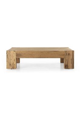 Abaso Rustic Square Coffee Table