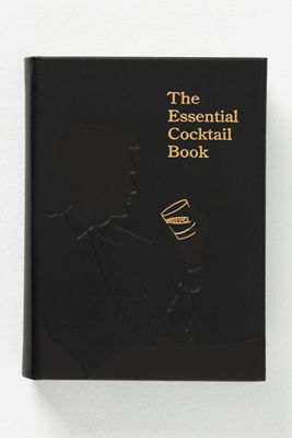 The Essential Cocktail Leather-Bound Hardcover Coffee Book