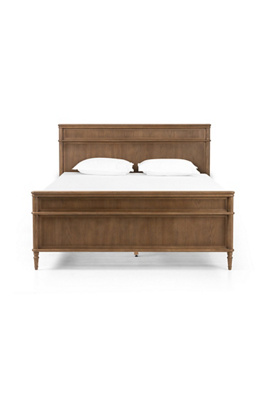 Anthropologie Toulouse Toasted Oak Bed In Brown