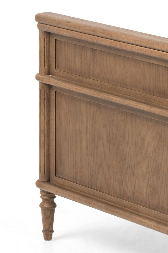 Toulouse Toasted Oak Bed #5