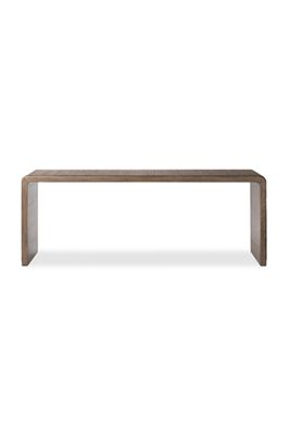 Leo Solid Oak Reeded Console