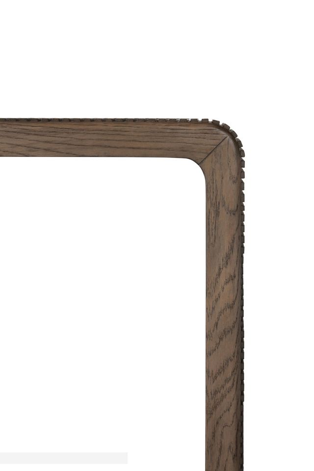 Leo Solid Oak Reeded Console #4