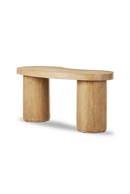 Leeds Oak Wood Desk