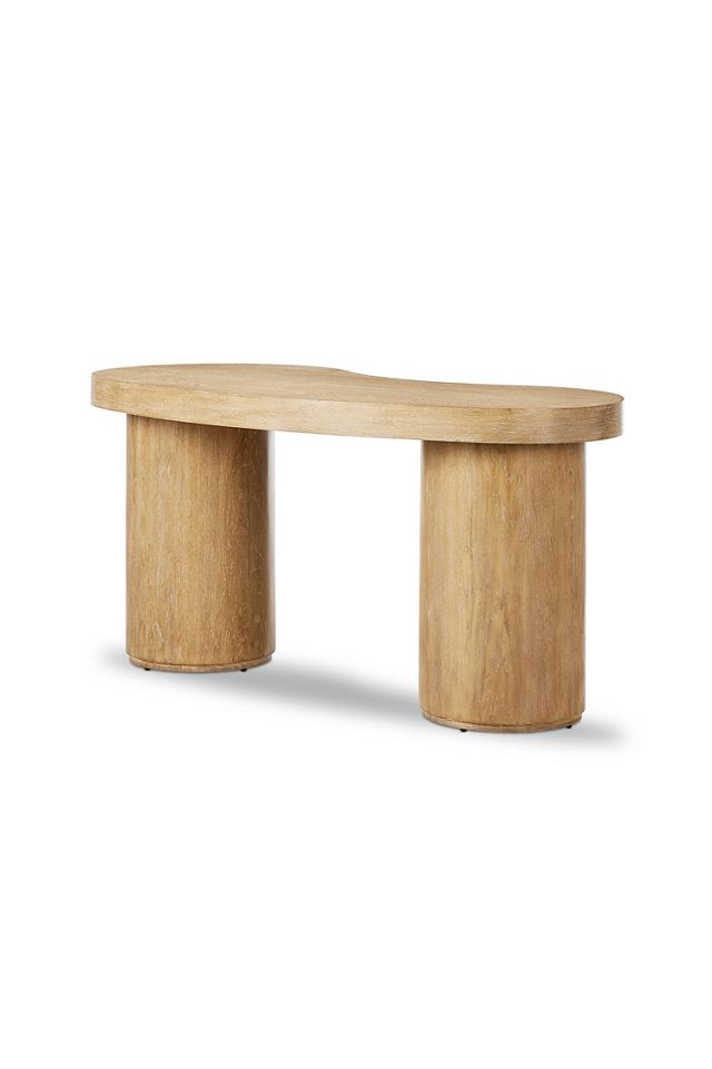 Leeds Oak Wood Desk #1