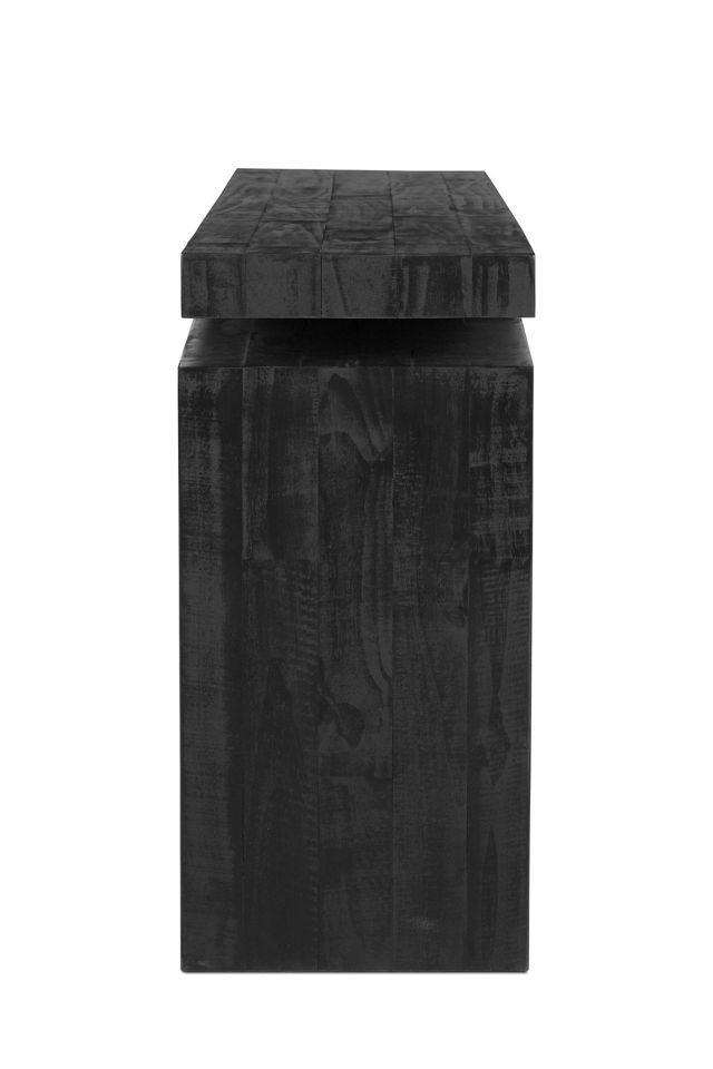 Matthes 79" Reclaimed Pine Wood Console Table #2
