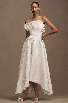 Helsi Margot Strapless Floral Sequin Maxi Dress